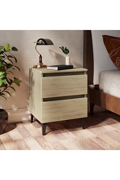 Concept Noptiere, 2 buc., stejar sonoma, 40x35x50 cm, PAL