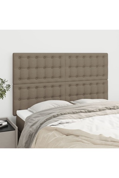 Concept Κομοδίνα, 4 τεμάχια, γκρι-μπεζ, 72x5x78/88 cm, ύφασμα