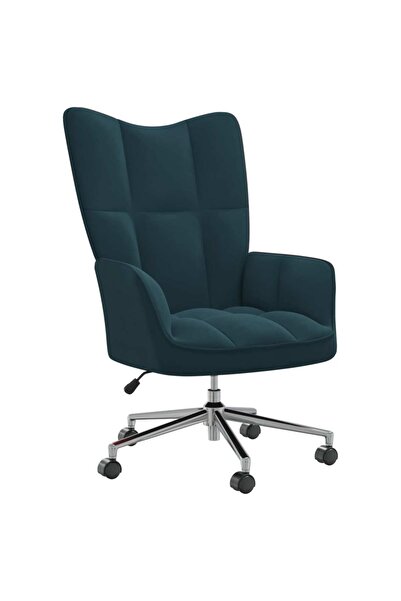 Concept Πολυθρόνα, μπλε, Βελούδο