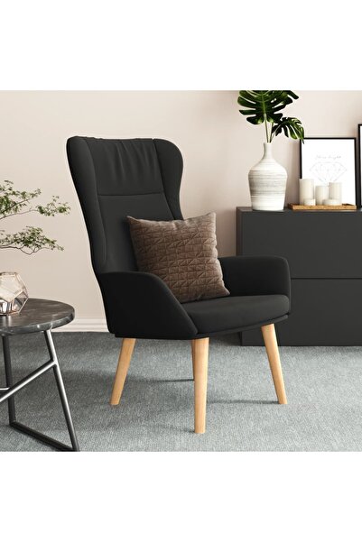 Concept Πολυθρόνα, μαύρη, υφασμάτινη