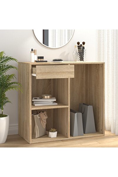 Concept Dulap de cosmetice, stejar sonoma, 80x40x75 cm, lemn prelucrat