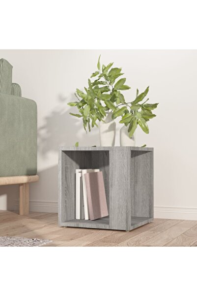 Concept Βοηθητικό τραπεζάκι, γκρι sonoma, 33x33x34,5 cm, επεξεργασμένο ξύλο