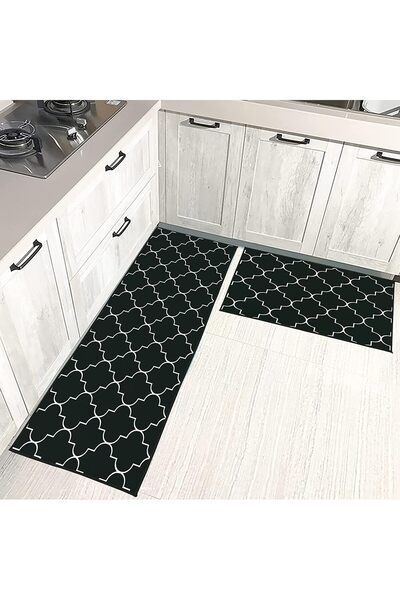 Arabest سجاد مطبخ، سجاد مطبخ مانع للانزلاق ، سجاد أرضيات، سجادة طويلة للمطبخ،...