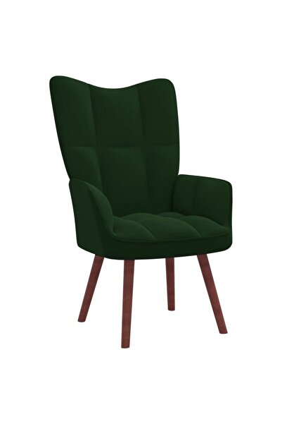 Concept Πολυθρόνα, σκούρο πράσινο, Βελούδο