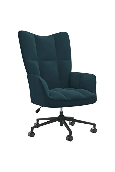 Concept Πολυθρόνα, μπλε, Βελούδο