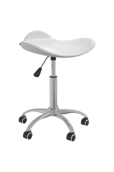 Concept Scaun de birou, alb, piele ecologică