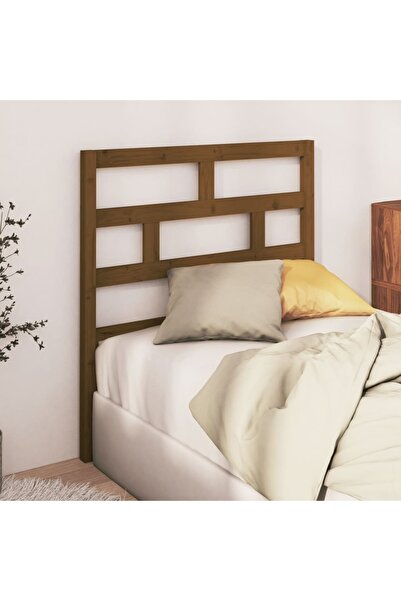 Concept Κομοδίνο, μελί καφέ, 106x4x100 εκ., μασίφ ξύλο πεύκου