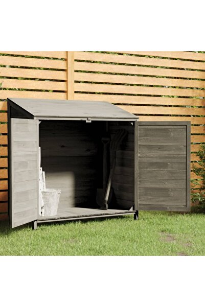 Concept Șopron de grădină, antracit, 102x52x112 cm, lemn masiv de brad