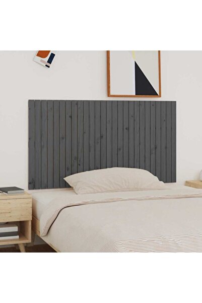 Concept Κεφαλάρι τοίχου, γκρι, 166x3x90 cm, μασίφ ξύλο πεύκου