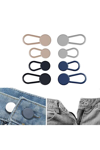 Arabest 8 قطع موسعات حزام الخصر للبنطلونات، أزرار لتوسيع الخصر، وصلة لتوسيع خ...