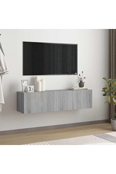 Concept Comodă TV de perete, gri sonoma, 120x30x30 cm, lemn compozit