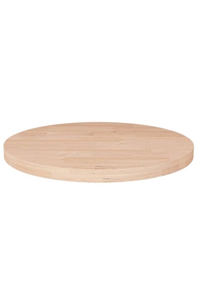 Concept Επιφάνεια στρογγυλού τραπεζιού, Ø50x2,5 cm, μασίφ ακατέργαστο ξύλο βε...