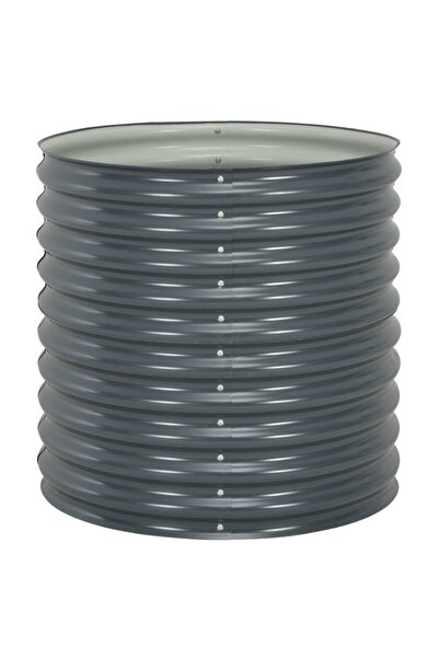 Concept Strat înălțat de grădină, gri, 80x80x81 cm, oțel galvanizat