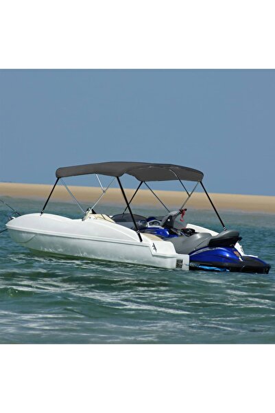 Concept Σκίαστρο για βάρκα Bimini με 3 καμάρες, ανθρακί, 183x160x137 εκ.