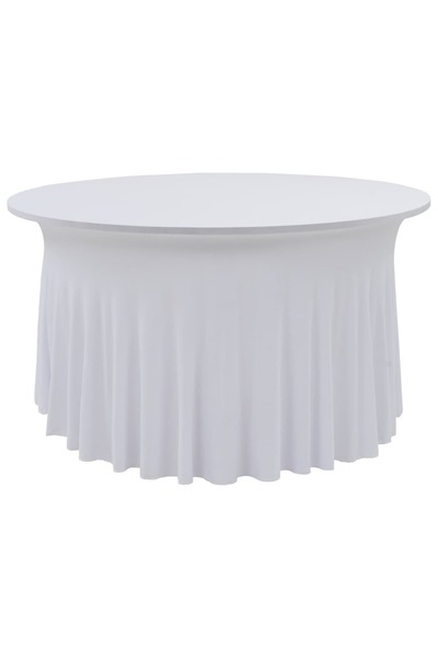 Concept Μακριά ελαστικά τραπεζομάντιλα, 2 τεμ., λευκά, 150 x 74 εκ.