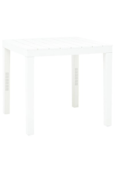 Concept Τραπέζι κήπου, λευκό, 78 x 78 x 72 cm, πλαστικό