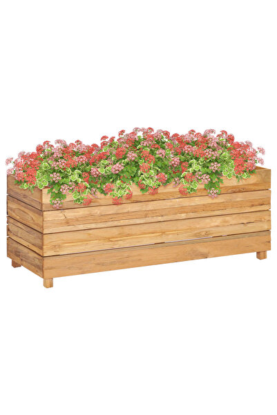 Concept Υπερυψωμένο κρεβάτι, 100x40x38 εκ., ανακυκλωμένο τικ και ατσάλι