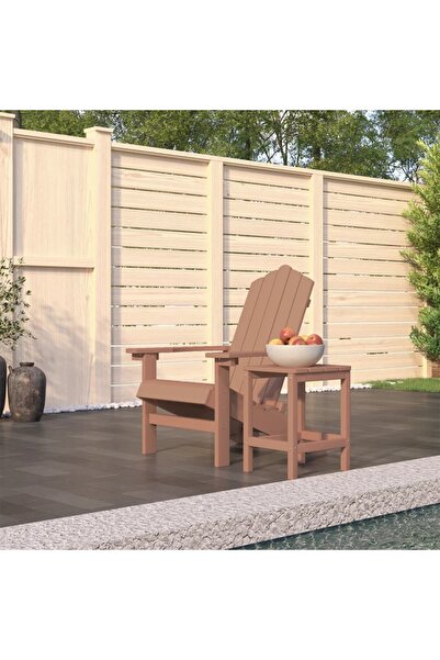 Concept Καρέκλα κήπου Adirondack με τραπέζι, καφέ, HDPE