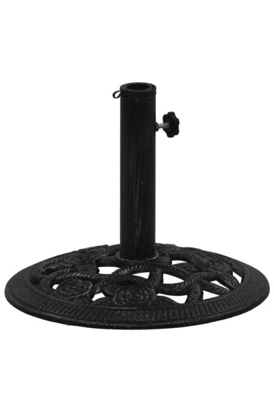 Concept Bază de umbrelă, negru, 40x40x32 cm, fontă