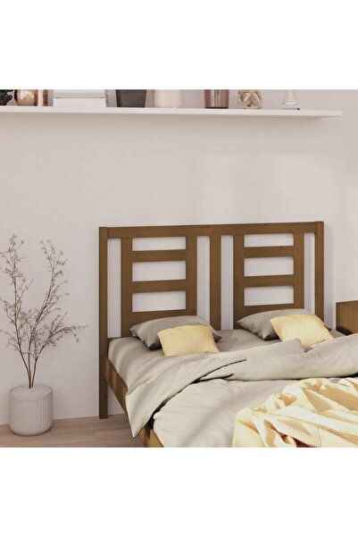 Concept Κομοδίνο, μελί καφέ, 126x4x100 εκ., μασίφ ξύλο πεύκου