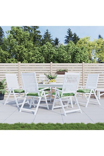 Concept Perne de scaun, 6 buc., 50x50x7 cm, textil, model frunze