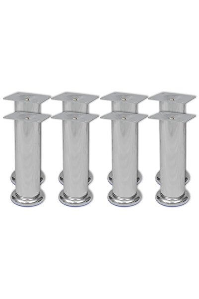 Concept Στρογγυλά πόδια καναπέ, 8 τεμ., 180 mm, χρώμιο