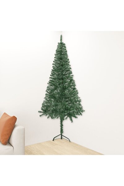Concept Brad de Crăciun artificial de colț, verde, 210 cm, PVC