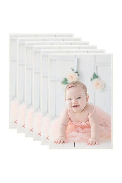 Concept Rame foto colaj pentru perete/masă 5 buc. argintiu 70x90 cm MDF