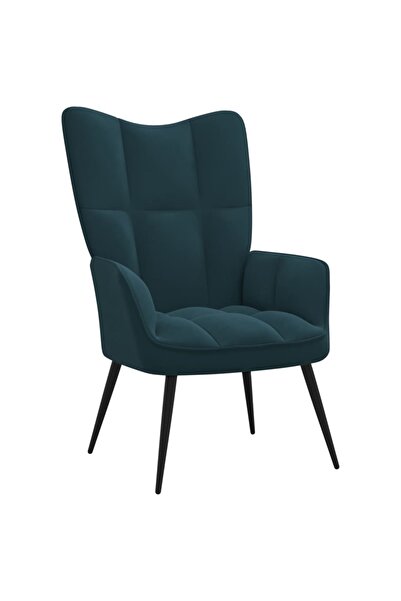 Concept Πολυθρόνα, μπλε, Βελούδο