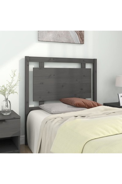 Concept Κομοδίνο, γκρι, 95,5x4x100 cm, μασίφ ξύλο πεύκου