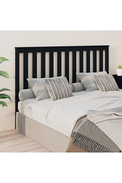 Concept Tăblie de pat, negru, 166x6x101 cm, lemn masiv de pin