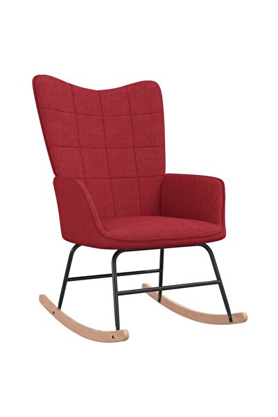 Concept Κουνιστή πολυθρόνα, κόκκινο κρασί, ύφασμα