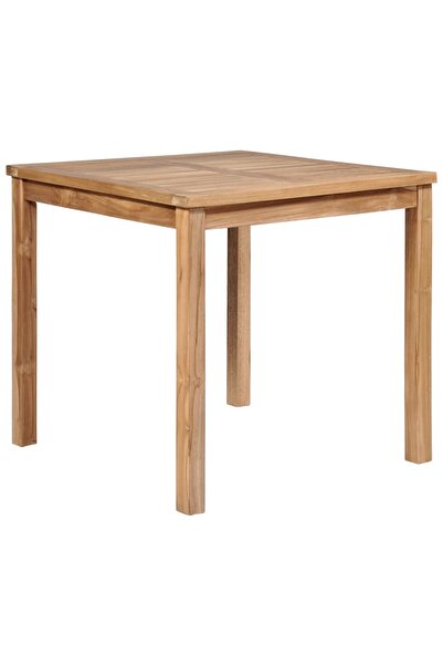 Concept Τραπέζι κήπου, 80 x 80 x 77 εκ., μασίφ ξύλο τικ