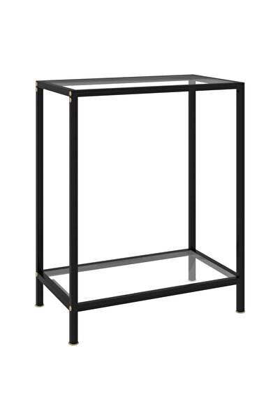 Concept Τραπέζι κονσόλας, Διαφανές, 60 x 35 x 75 εκ., σκληρυμένο γυαλί