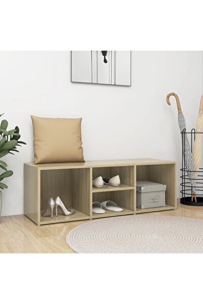 Concept Bancă depozitare de pantofi, stejar sonoma, 105x35x35 cm, PAL