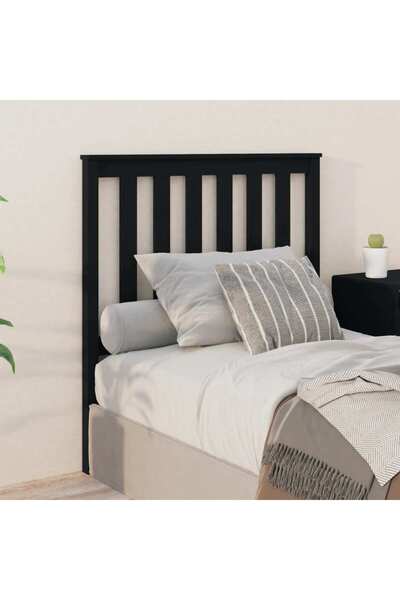 Concept Κομοδίνο, μαύρο, 96x6x101 cm, μασίφ ξύλο πεύκου