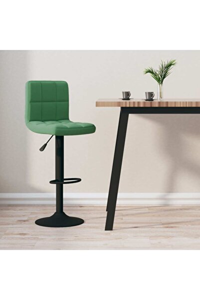 Concept Σκαμπό μπαρ, σκούρο πράσινο, Βελούδο