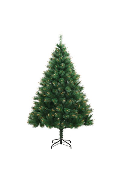 Concept Brad de Crăciun artificial cu suport și balamale, 210 cm