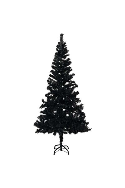 Concept Pom de Crăciun artificial cu suport, negru, 150 cm, PVC