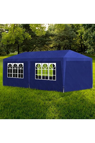 Concept Cort de petrecere, albastru, 3 x 6 m