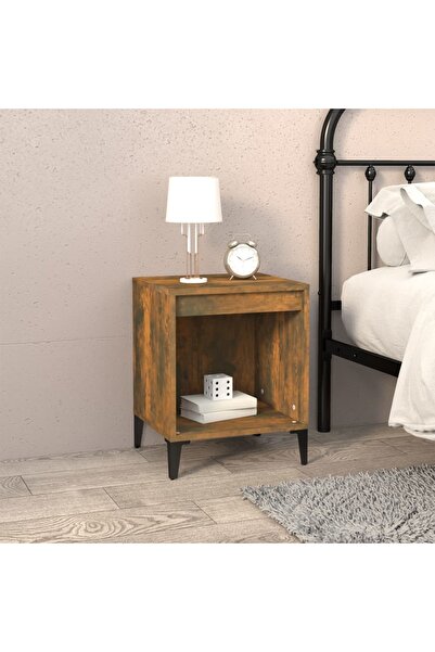 Concept Κομοδίνο, καπνιστή δρυς, 40x35x50 εκ.