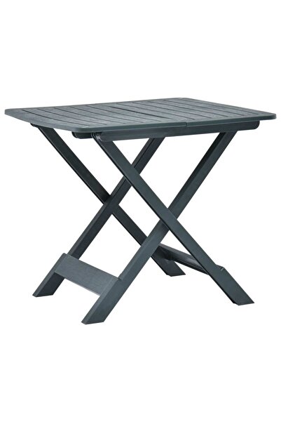 Concept Πτυσσόμενο τραπέζι κήπου, πράσινο, 79 x 72 x 70 cm, πλαστικό