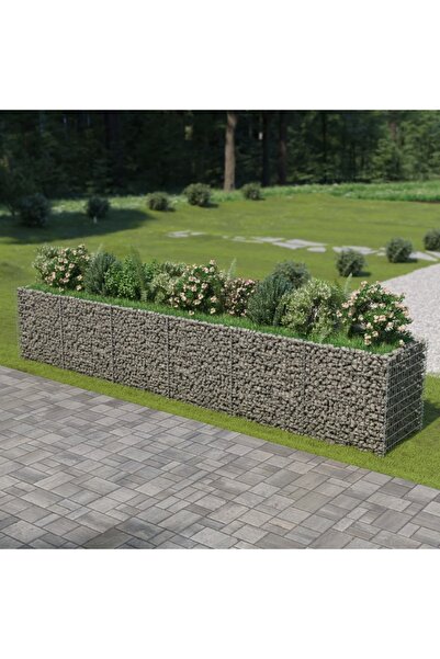 Concept Strat înălțat gabion, 540 x 90 x 100 cm, oțel galvanizat