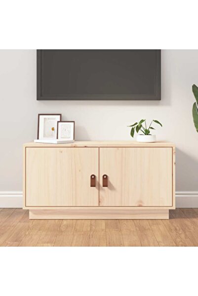 Concept Comodă TV, 80x34x40 cm, lemn masiv de pin