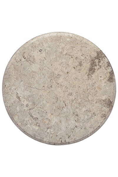 Concept Επιφάνεια τραπεζιού, γκρι, Ø50x2,5 cm, μάρμαρο