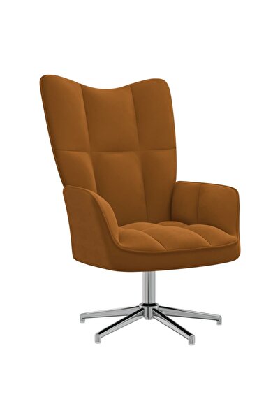 Concept Πολυθρόνα, καφέ, Βελούδο