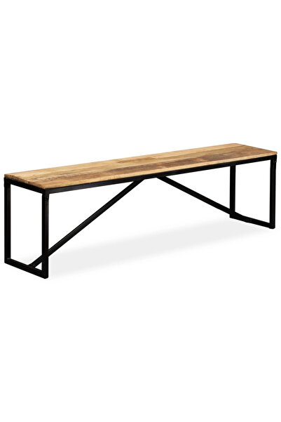 Concept Bancă din lemn masiv de mango, 160 x 35 x 45 cm