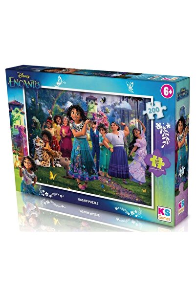 Ks Games 200 قطعة من لغز إنكانتو ماجيك وورلد للأطفال - للفتيات - ENC113