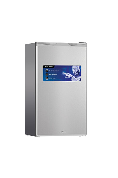 Krome 120L Gross / 85L Net Single Door Refrigerator, Direct Cool, Grey/Silver...