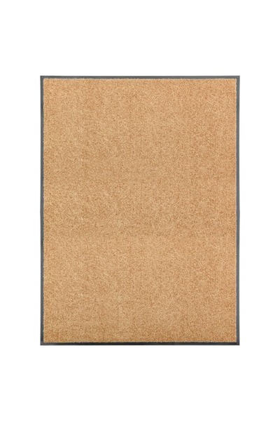 Concept Πλενόμενο χαλάκι πόρτας κρεμ 90x120 εκ.